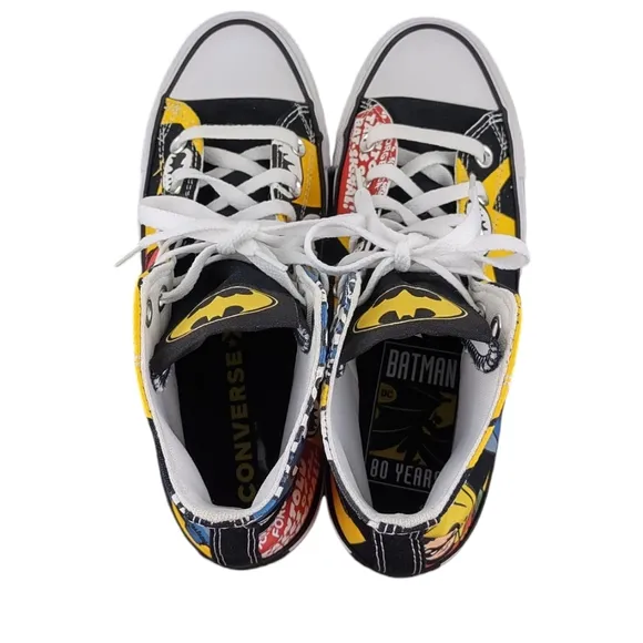 Converse Unisex Batman 80th Anniversary Sneakers (M 5.5 W 7.5)