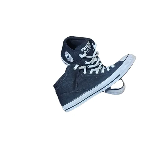 Converse women's black/white hightop laceup canvas sneakers women's 13 men 11