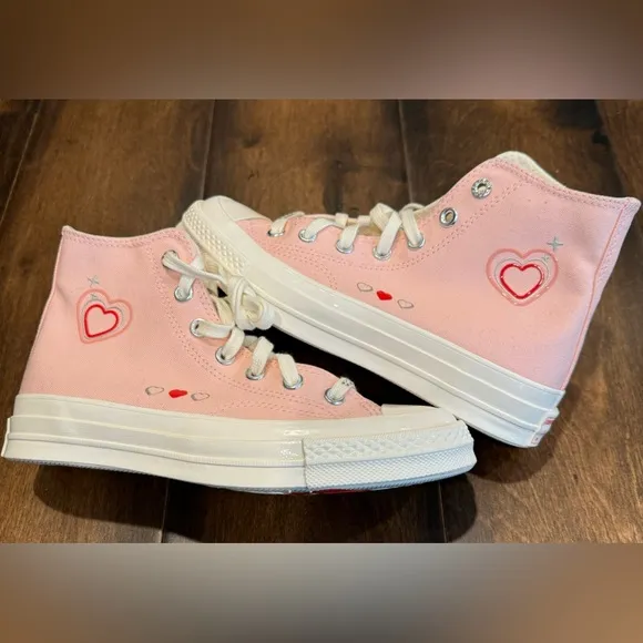 Converse Women's Chuck 70 High Y2K Heart sneakers NWOT