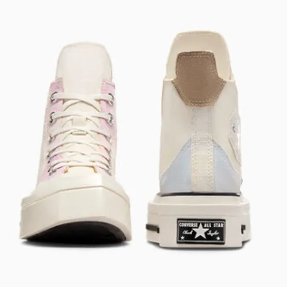 Converse Women's Pink and White Sneakers