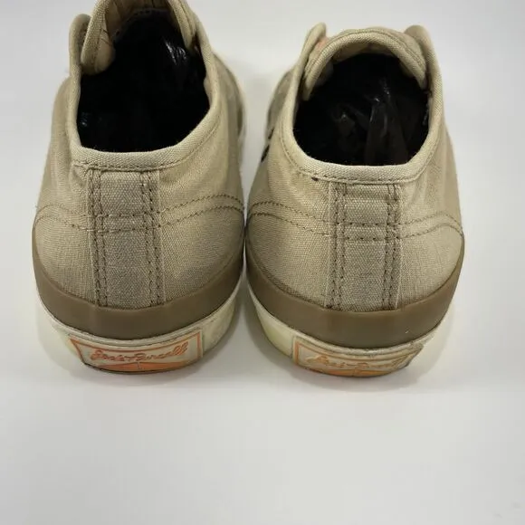 Converse x John Varvatos Slip On Sneakers Tan Canvas Casual Womens Size 6.5