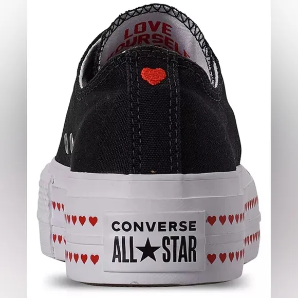 CONVERSEChuck Taylor All Star Lift Love Fearlessly Low Top Casual Sneakers 5