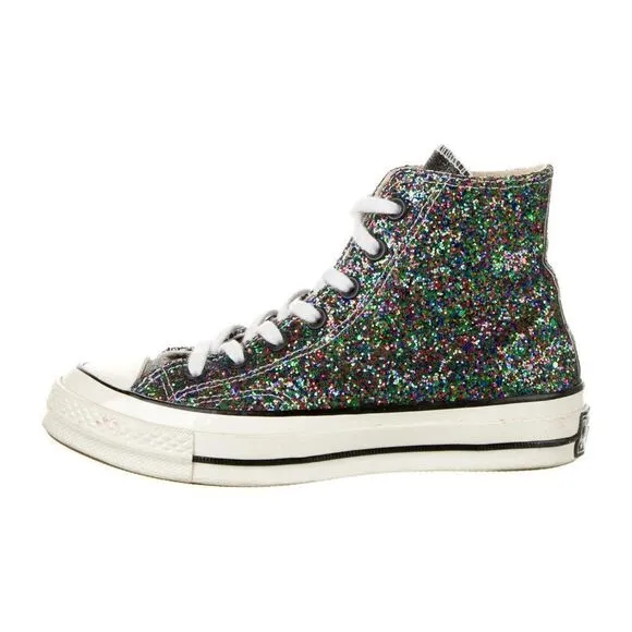 CONVERSE x JW ANDERSON Glitter Chuck Taylor All Star 70 Hi Sneakers 6.5