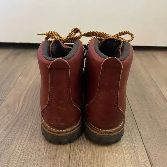 Coolest Vintage Northlake Leather Lace Up Hiking Boots - 7