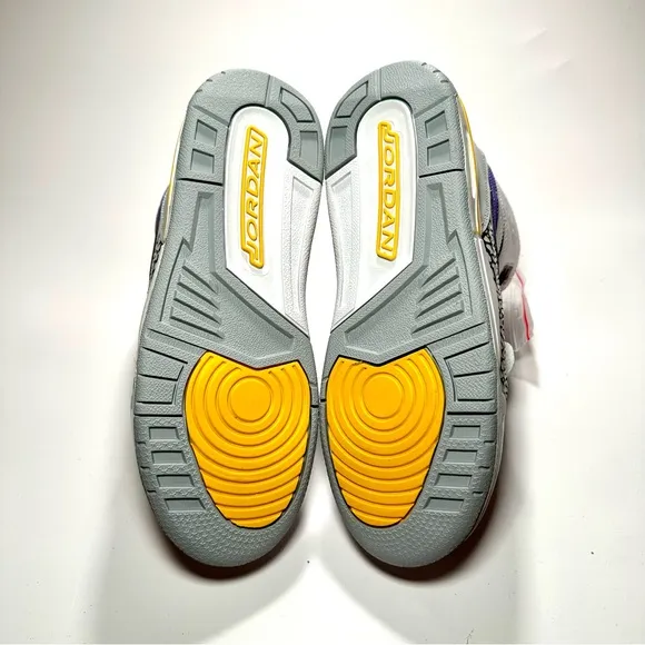 COPY - Air Jordan Legacy 312 GS Lakers High Sneakers. New in Box