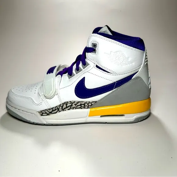 COPY - Air Jordan Legacy 312 GS Lakers High Sneakers. New in Box