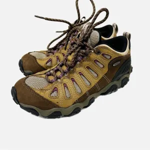 COPY - Oboz Women’s Sawtooth 1 Low Waterproof Brown/Tan Leather Hiking Boots Si…