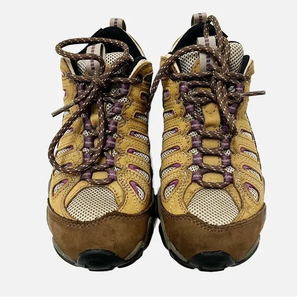 COPY - Oboz Women’s Sawtooth 1 Low Waterproof Brown/Tan Leather Hiking Boots Si…