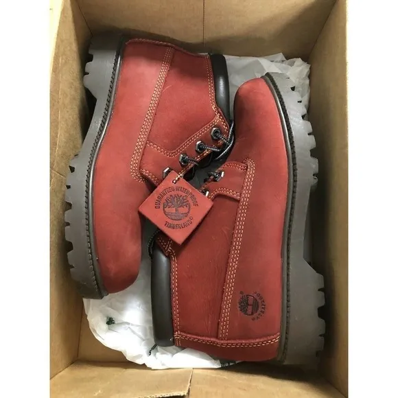 COPY - 𝅺TIMBERLAND Women’s Size 6 Red Nellie Chukka Hiking Waterproof Boots New…