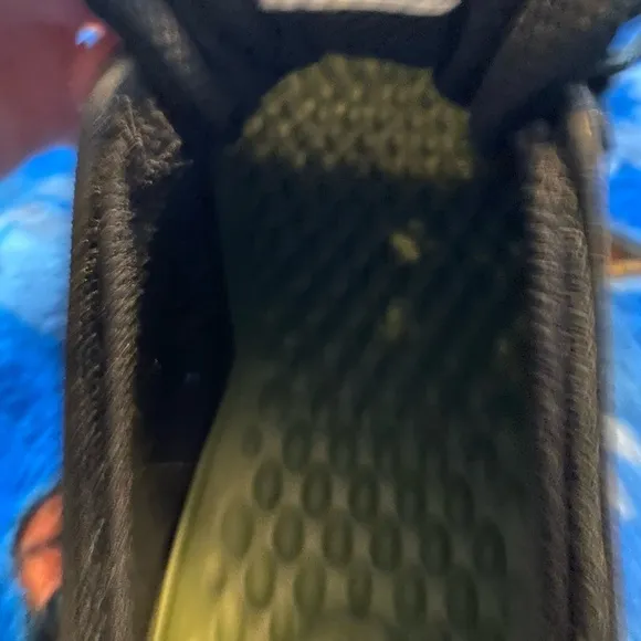 CROCS Black and Green Sneakers with Textured Sole