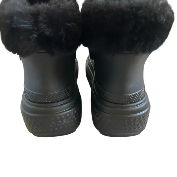 Crocs Stomp Lined Boots Unisex Adults, Black, Size M9 / W11, NWOT