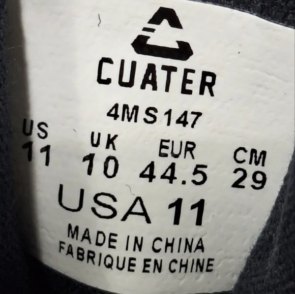 Cuater by Travis Mathew *NEW Navy Blue Kruzers 2.0 Ortholite Canvas Sneakers 11