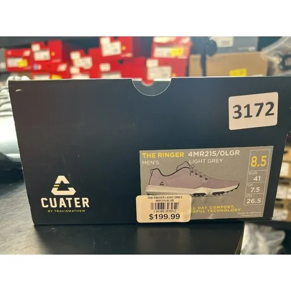 Cuater by TravisMathew The Ringer Spiked Mens Golf Shoes Size 8 New
