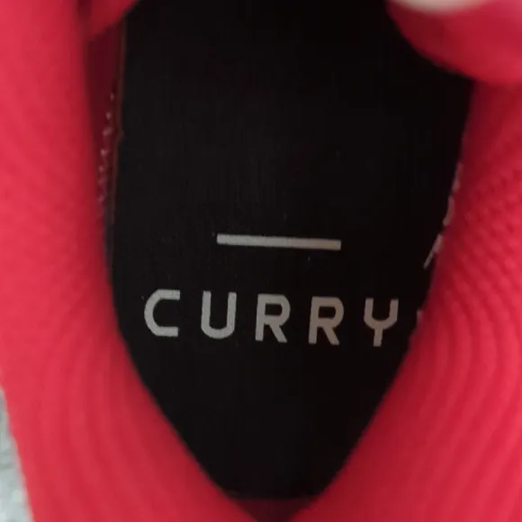 Curry Red Athletic Sneakers