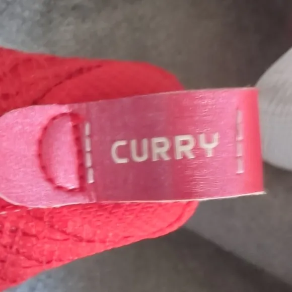 Curry Red Athletic Sneakers