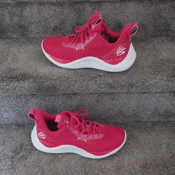 Curry Red Athletic Sneakers