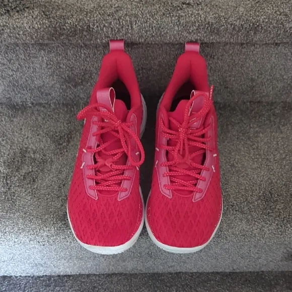 Curry Red Athletic Sneakers