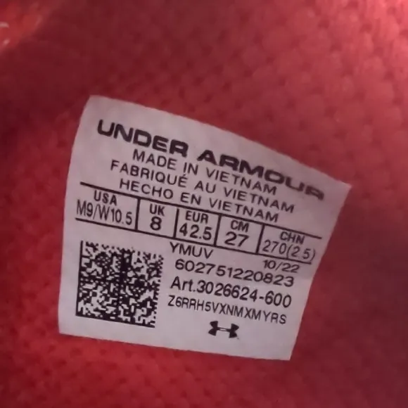 Curry Red Athletic Sneakers