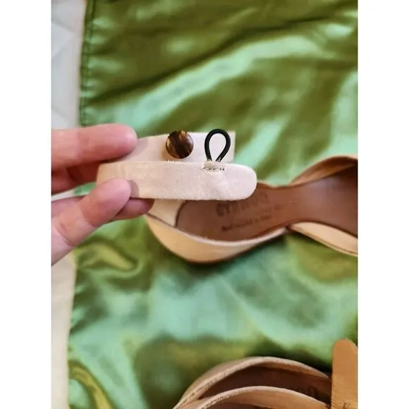 CYDWOQ Callisto Flats Pink Blush Shoes Leather Made USA Women Sz 7 $357