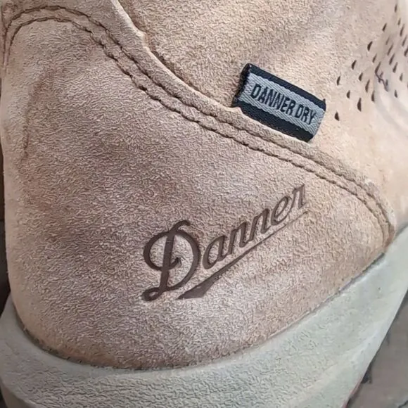 Danner Inquire Tan Nubuk Vibram Hiking Boots S 6.5