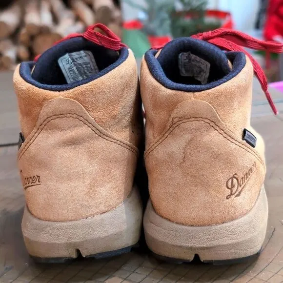 Danner Inquire Tan Nubuk Vibram Hiking Boots S 6.5