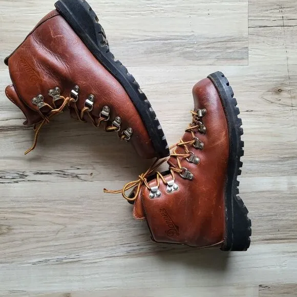 Danner Leather Hiking Boots Women Size 5.5M GUC Vintage