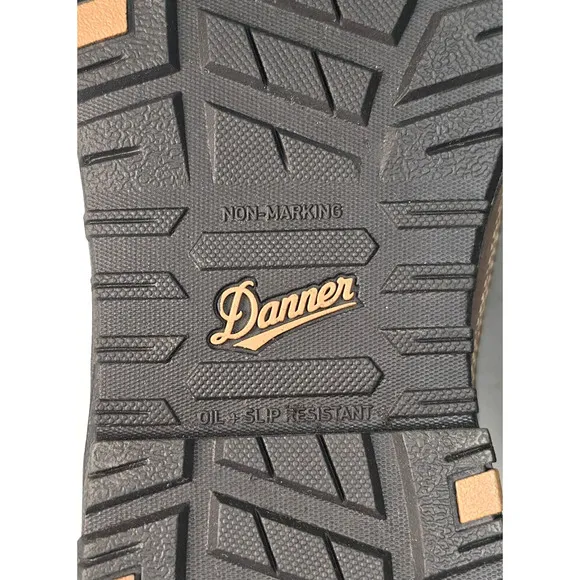 Danner Mens Size 8 D Caliper Aluminum Toe 8&quot; Brown Waterproof Boots 19459, New
