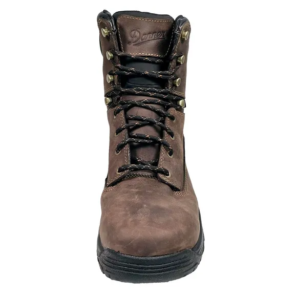 Danner Mens Size 8 D Caliper Aluminum Toe 8&quot; Brown Waterproof Boots 19459, New
