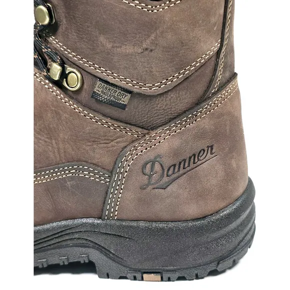 Danner Mens Size 8 D Caliper Aluminum Toe 8&quot; Brown Waterproof Boots 19459, New