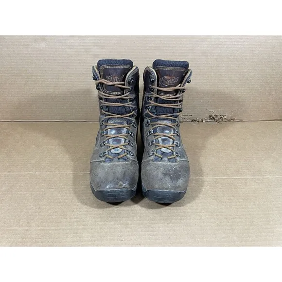 Danner Vicious GoreTex 8&quot; Plain Toe Work Boots 13866 Brown Leather Mens 11.5 D