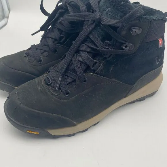 Danner Women's Inquire Mid Winter‎ 5&quot; Hiking Boots, Sz US 9, Black/Gray, 64570