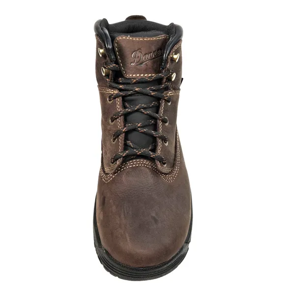 Danner Women's Sz 6 M Caliper 5&quot; Brown Leather Waterproof Work Boots 19460 USA