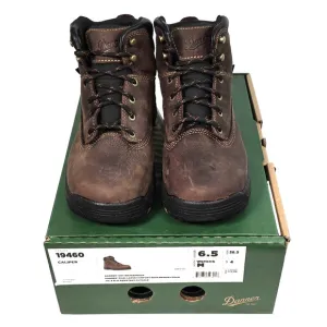 Danner Womens Sz 6.5 M Caliper 5&quot; Brown Leather Waterproof Work Boots 19460 USA