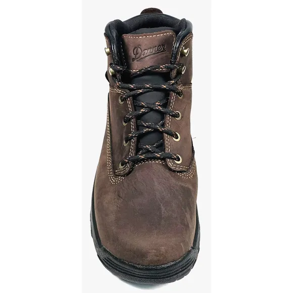 Danner Womens Sz 6.5 W Caliper 5&quot; Brown Leather Waterproof Work Boots 19460 USA