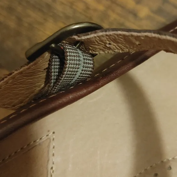 Dansko Brown Leather Savanna Embossed Mary Jane clogs
