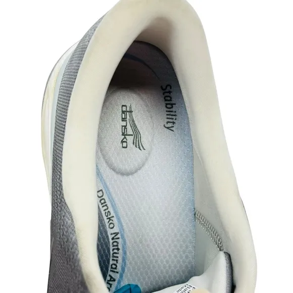 DANSKO Gray Pace Mesh Sneakers Shoes Sz 41 10.5 Walking Running Arch Support