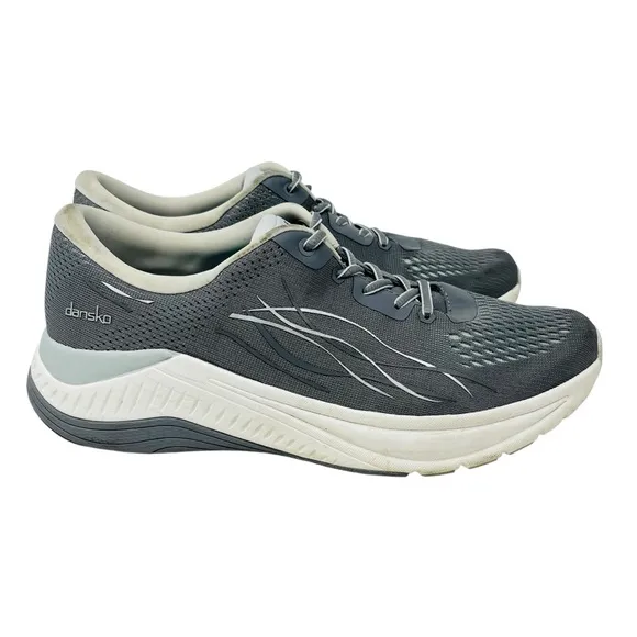 DANSKO Gray Pace Mesh Sneakers Shoes Sz 41 10.5 Walking Running Arch Support