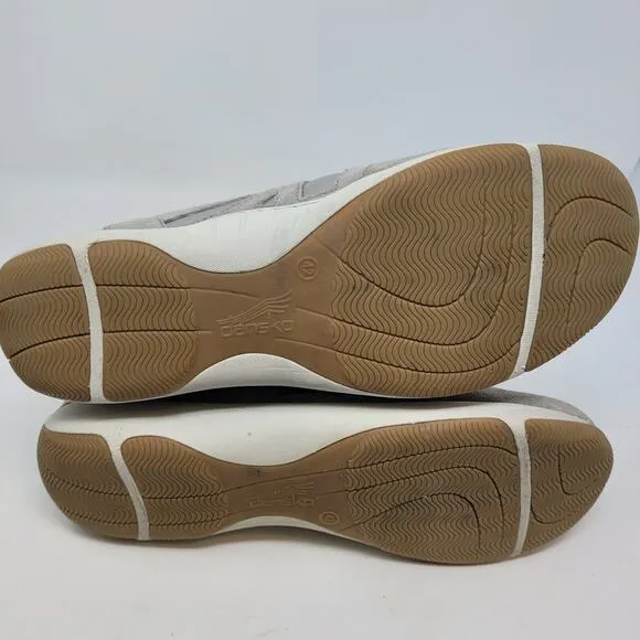 Dansko Hatty Suede Comfort Sneakers Grey Size 42 US Womens 10.5 VERY Mens 9