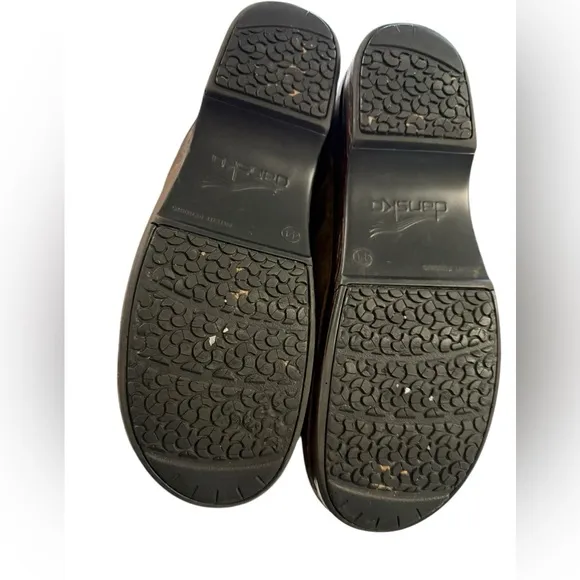 Dansko professional antique brown oiled leather clog work shoes EU 44 10.5-11