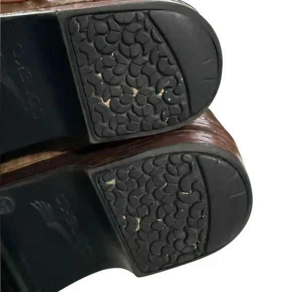 Dansko professional antique brown oiled leather clog work shoes EU 44 10.5-11