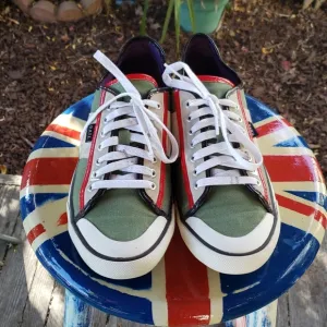 D.A.T.E. Premium Suede and Canvas Sneakers size 9
