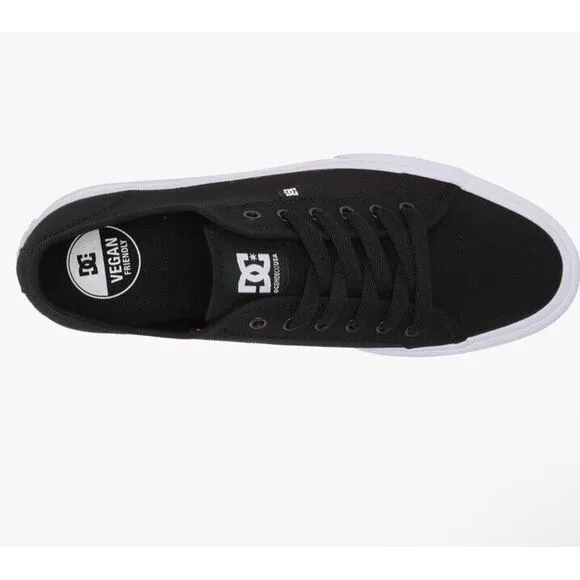 DC Shoes Unisex Manual‎ Shoes Black/White - ADYS300591-BKW, Black/White NEW