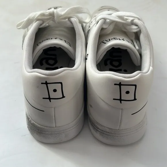 Desigual sneakers &quot;Marker message&quot; lace up low sneakers in size 7.5