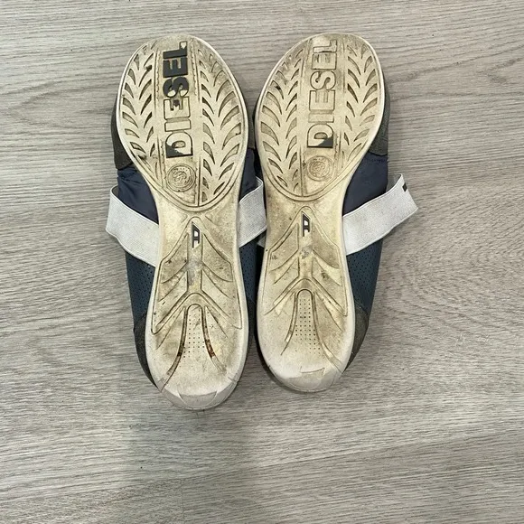Diesel Loop Leather Low Casual Sneakers Shoes Men's 45 US 11.5