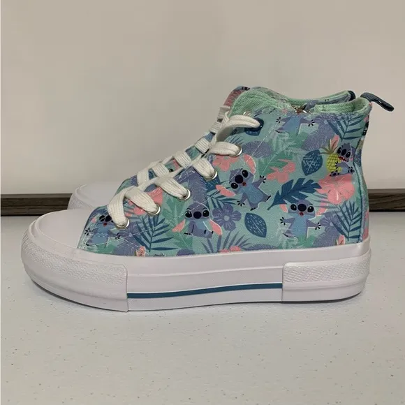 Disney Lilo &amp; Stitch High-Top Sneakers-Size 3 NWOT