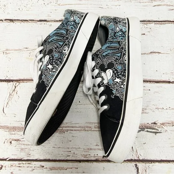 DISNEY PARKS Authentic All Over Print Men’s Shoes Sz 7