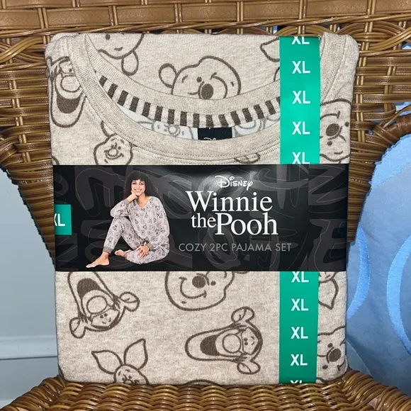 Disney Winnie the Pooh Lounge PJ Set 2-Piece NWT
