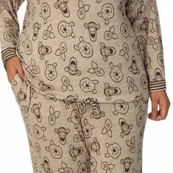 Disney Winnie the Pooh Lounge PJ Set 2-Piece NWT