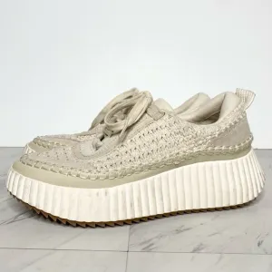 Dolce Vita Dolen Natural Lace Up Sneaker 7
