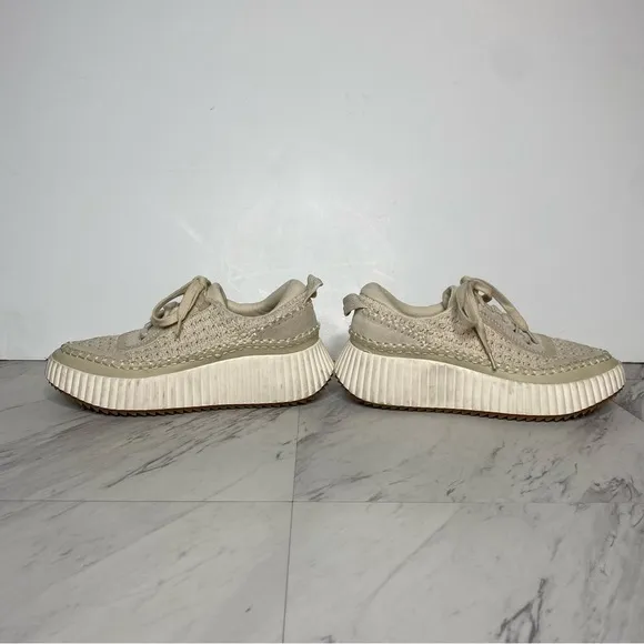 Dolce Vita Dolen Natural Lace Up Sneaker 7